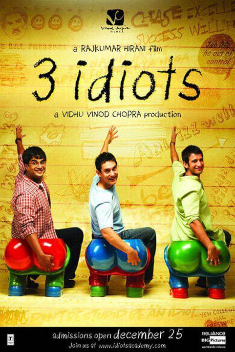 3 Idiots (2009) poster