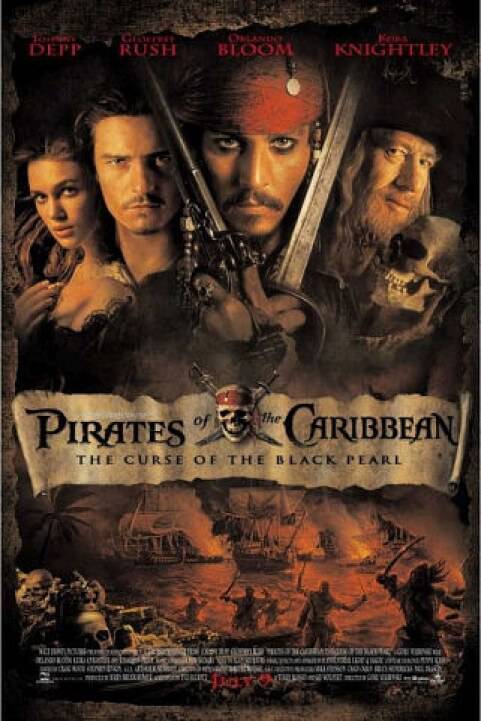 Pirates of the Caribbean: The Curse of the Black Pearl (2003) poster
