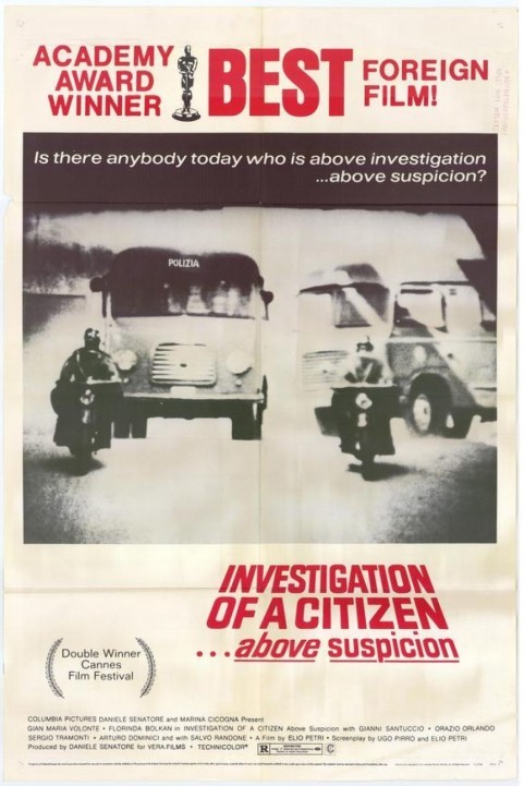 Indagine su un cittadino al di sopra di ogni sospetto (1970) poster