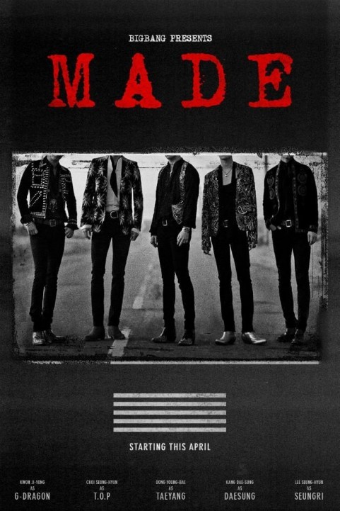 Big Bang MADE Tour poster