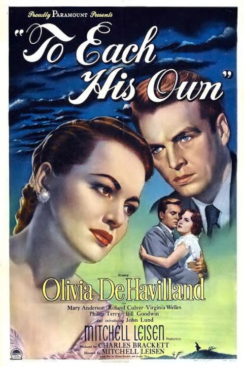 To Each His Own poster