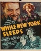 While New York Sleeps poster